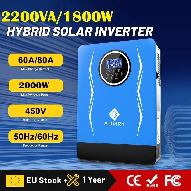 Bộ đổi điện đa dụng 1800W 12V điện áp 55V - 450V sạc MPPT 80A - SP-2200