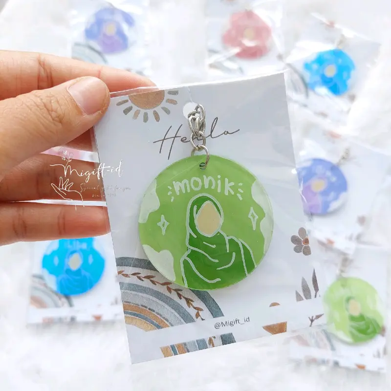 gantungan kunci custom/ keychain custom / ganci gambar/ sovenir gantungan kunci gambar / gantungan Akrilik 2