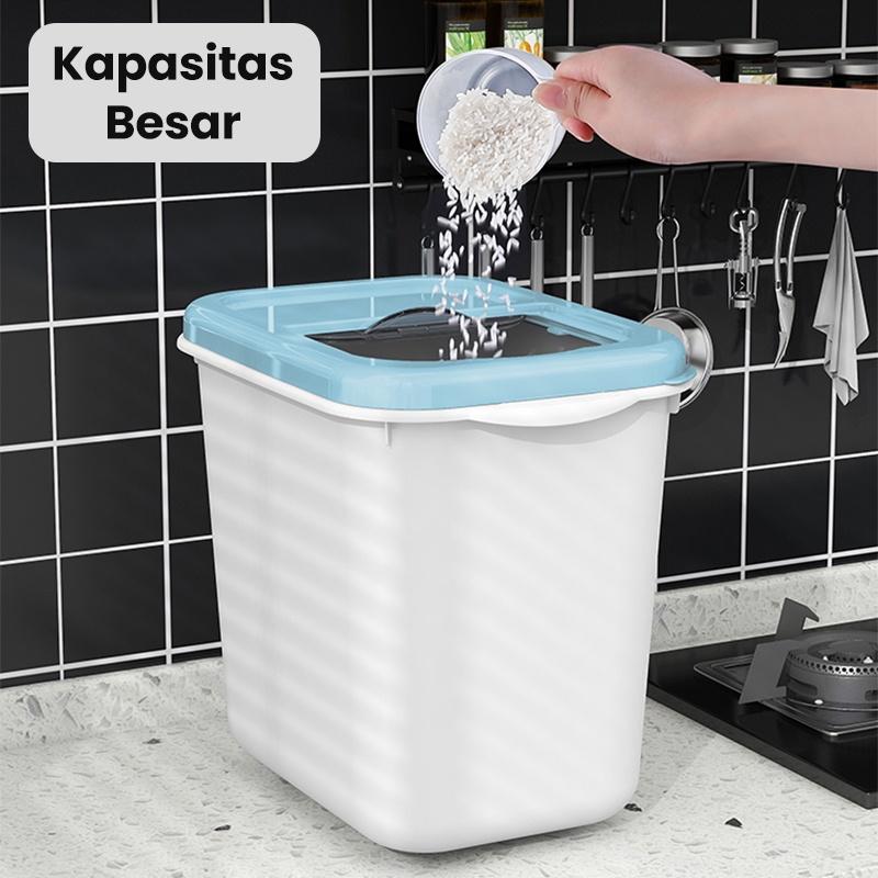 Muzy Rice Box Storage Penyimpanan Beras Tempat Beras Kotak Penyimpanan Beras 5kg, 7,5kg & 10kg HSB148