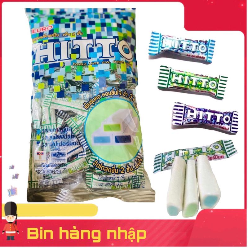Kẹo bạc hà HITTO Thái Lan 100 viên Candy Ăn Vặt Food