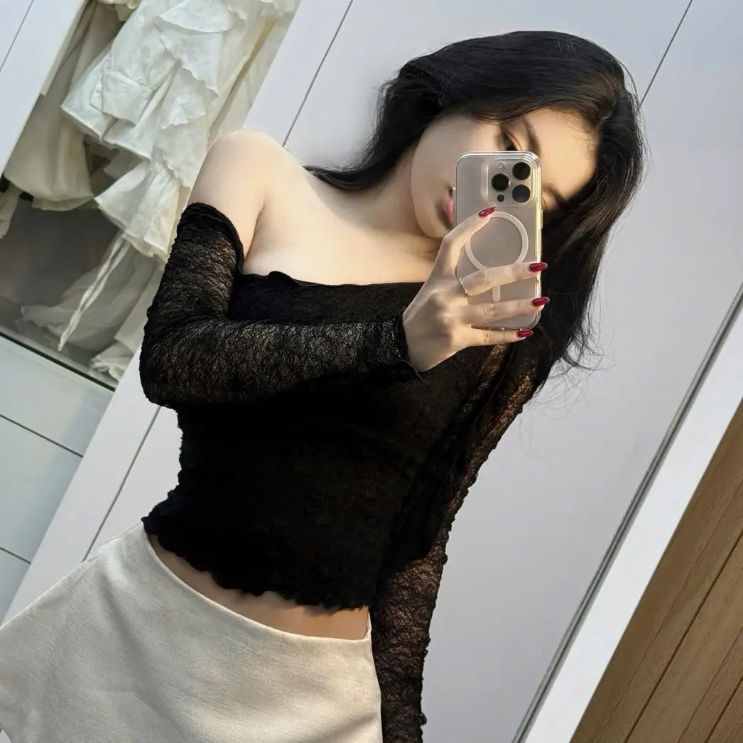 Áo tay dài lệch vai nơ xinh CyDe.clothes
