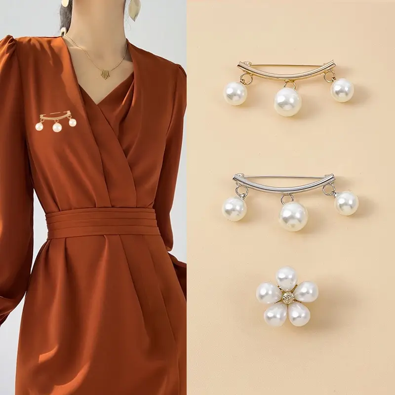 Trâm Cài Thời Trang, 3-10 Chiếc, Khí Quyển, Thích Hợp Cho Váy, Chống Mài Mòn, Cao Cấp, Dành Cho Nữ, Khóa Ghim, Cố Định Cho Quần Áo Và Áo Cardigan 6