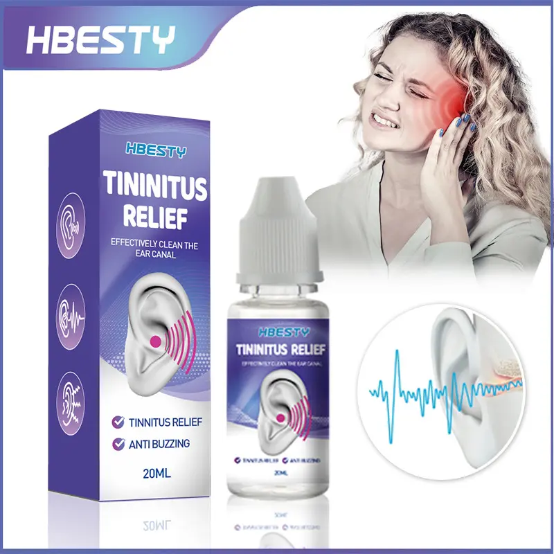 HBESTY Ear Drops Itchy Ear Canal Wash Earwax Softening Cleaning Care
