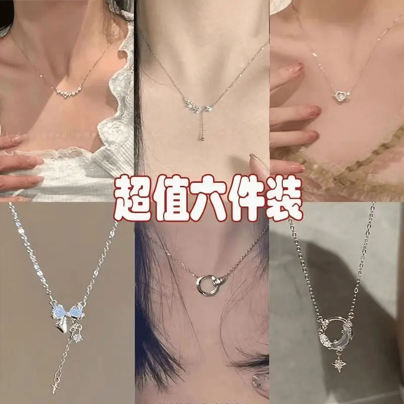 Vòng Cổ, Hàng Mới Về, Dành Cho Nữ, Giá Cả Phải Chăng, Thiết Kế Cao Cấp, Thiết Kế Đặc Biệt, Dây Chuyền Xương Đòn Nơ, Thời Trang Sinh Viên, Làm Bằng Thép Titan, Thích Hợp Làm Đồ Trang Sức Bó Cho Bạn, Đồ Trang Sức Dây Chuyền Nữ