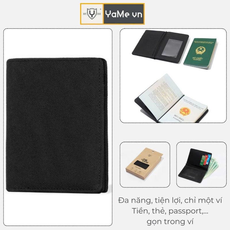 Ví Nam Nữ Đa Năng Đựng Tiền, Thẻ, Card, Passport Thương Hiệu Y2010 Ví Trơn Đơn Giản TSONS 95 - 22435 |YaMe|