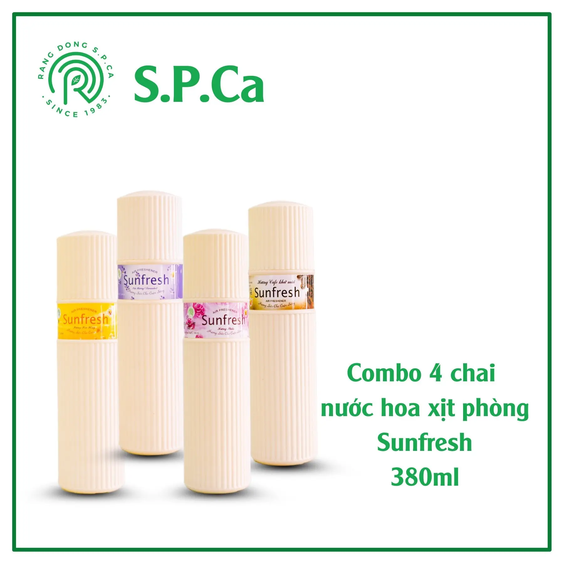 Combo 4 chai nước hoa xịt phòng Sunfresh khử mùi hiệu quả lưu hương lâu đến 6h – SPCa000025