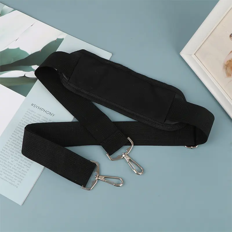 Dây Đeo Túi Nylon Màu Đen Dành Cho Nam Giới Dây Đeo Vai Mạnh Thích Hợp Cho Túi Xách Túi Đựng Máy Tính Xách Tay Thắt Lưng Phụ Kiện Túi Dây Đeo Túi Dài Bag 2