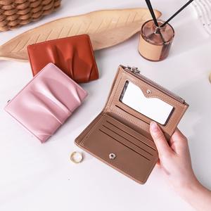 Selempang Wallets  Dompet Gaya Pendek, Untuk Wanita, Rekaan Comel, Sarung Berbilang Kad, Mudah dan Boleh Dilipat, Dompet Syiling dan Tunai