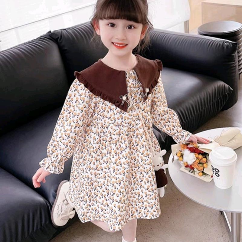 4-9th dress premium - dress anak import- dress Polos - dress boneka - rok anak cewek 3