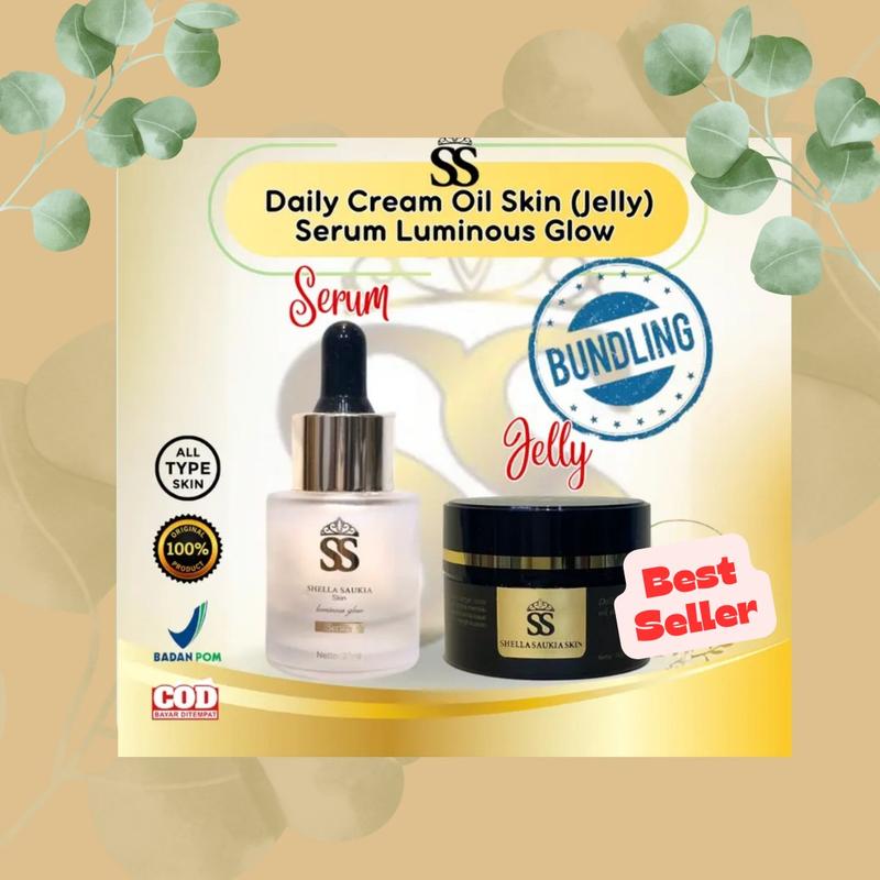 (Dapat 2) SERUM + JELLY TOTOL Shellasaukia (Mencerahkan Wajah) 1