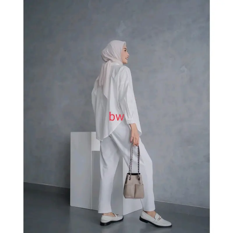 Nelka linen shirt / kemeja oversize wanita 6