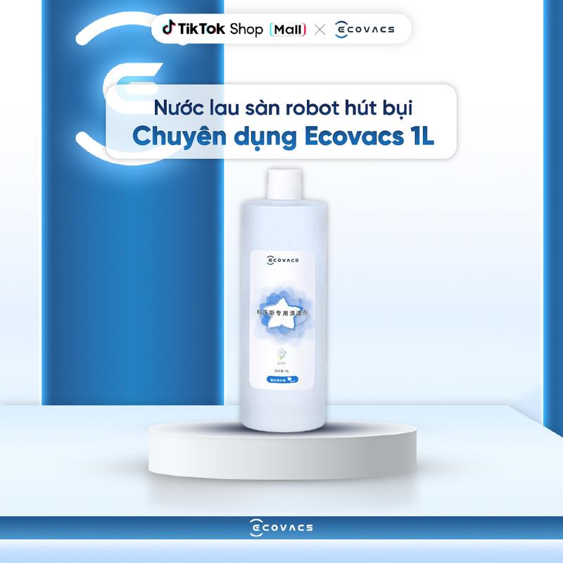 Nước lau sàn chuyên dụng Ecovacs 110ml/ 1L Làm Sạch phụ kiện máy hút bụi lau nhà