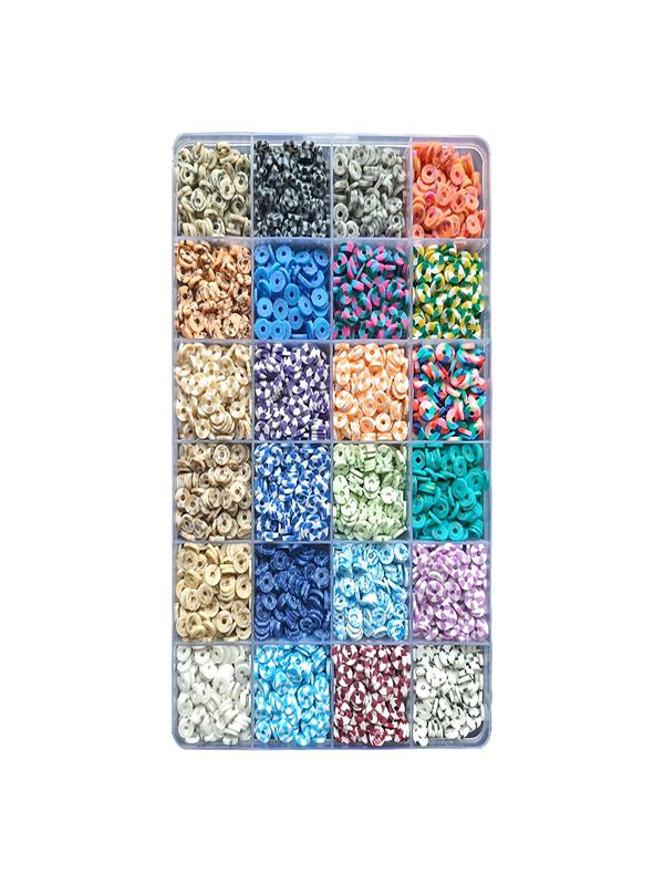 Summer 2024 Clay Beads As Kids Stocking Fillers, Simple Diy Jewelry Making Kit for Bracelet Necklace Making, Diy Fashion Kawaii Jewellery Accessories Kit for Developing Your Kids Skills, Vintage Jewelry Jewelry Set for Women 8