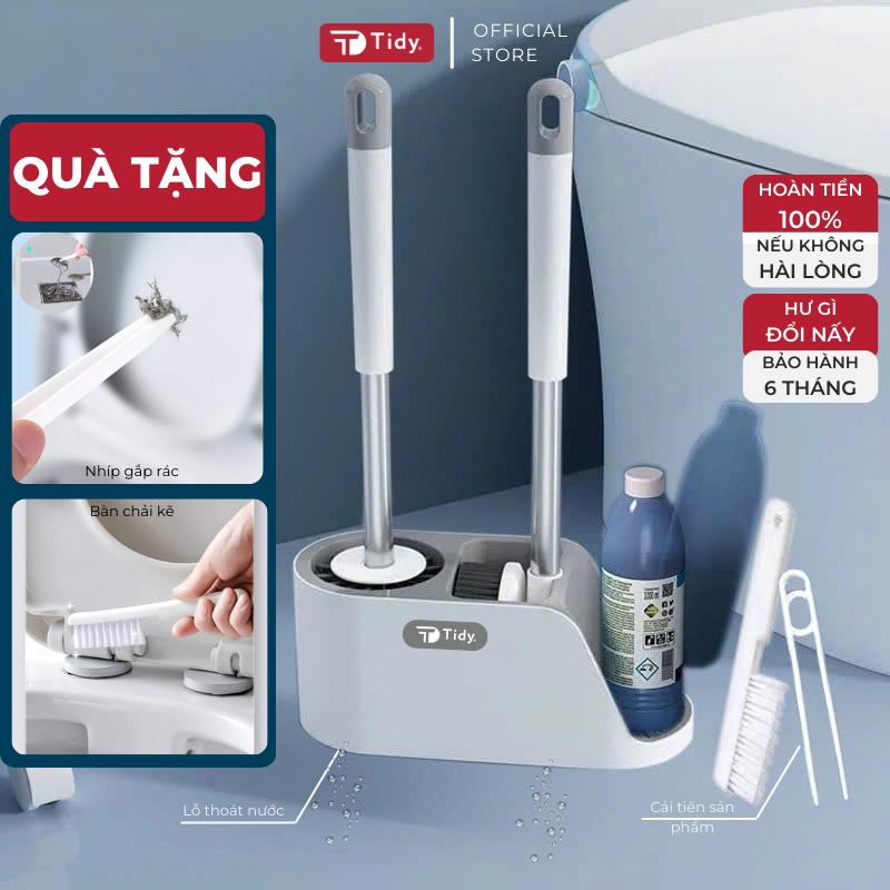 [COMBO 5 MÓN] CỌ BỒN CẦU SILICON + CỐC CỌ + BÀN CHẢI KẼ + NHÍP GẮP RÁC + MIẾNG DÁN TƯỜNG, Cọ Toilet Nhà Vệ Sinh 5 Trong 1 tiết kiệm thời gian dọn nhà vệ sinh sục  bồn hoa  bồn miếng  tẩy