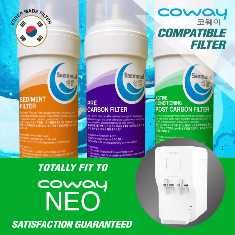 Compatible Water Filter KOREAN SAEMMUL 3 STAGE HALAL CERTIFIED COMPATIBLE WATER FILTER - TikTok ...