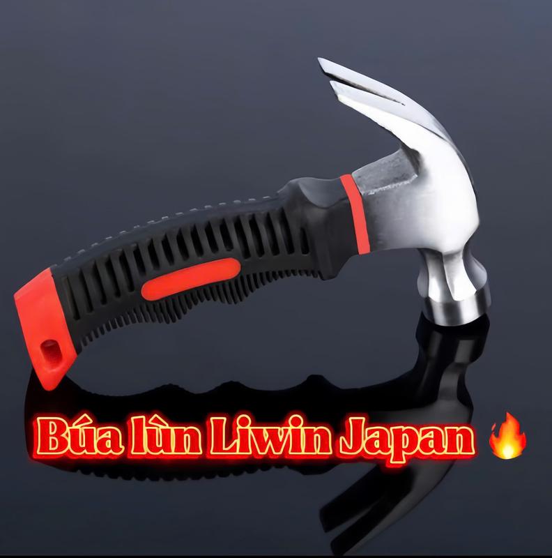  Búa lùn Liwin Japan đóng đinh nhổ đinh đa năng nhỏ gọn 15,5cm 250G sử dụng trong công việc hàng ngày 