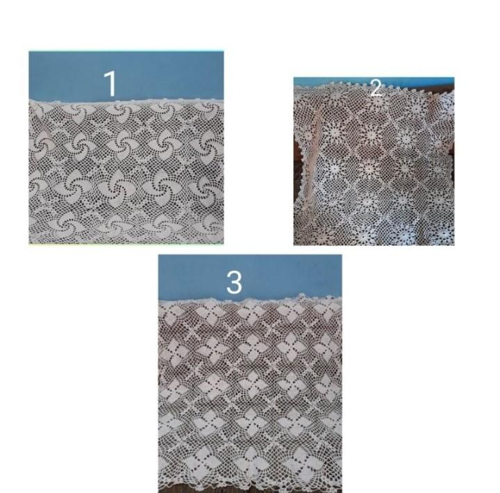 Product Introduction of taplak meja rajutan ukuran 90x90cm Taplak Meja 1