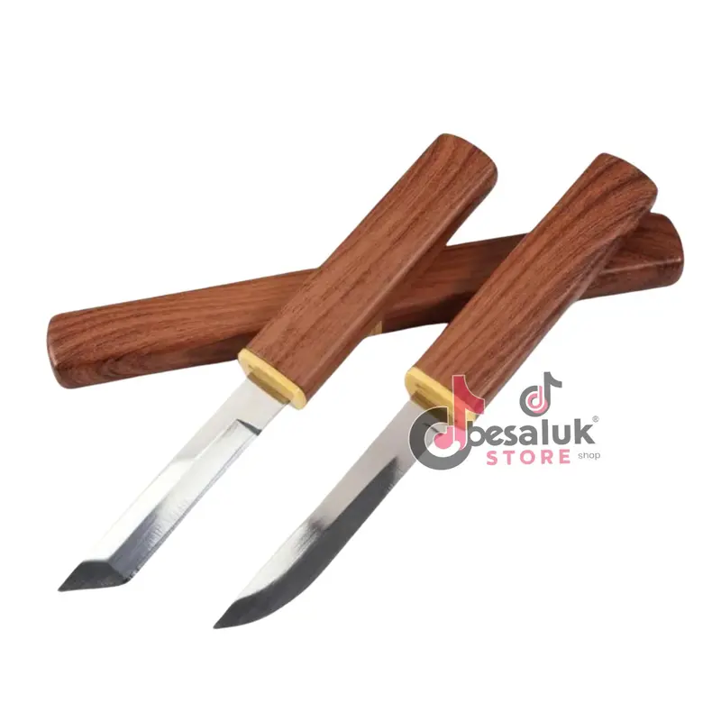 Pisau 2 in 1 Pisau Dapur Koki Pisau 2 in 1 Pisau Double Baja Kitchenware pisau daging katana 0