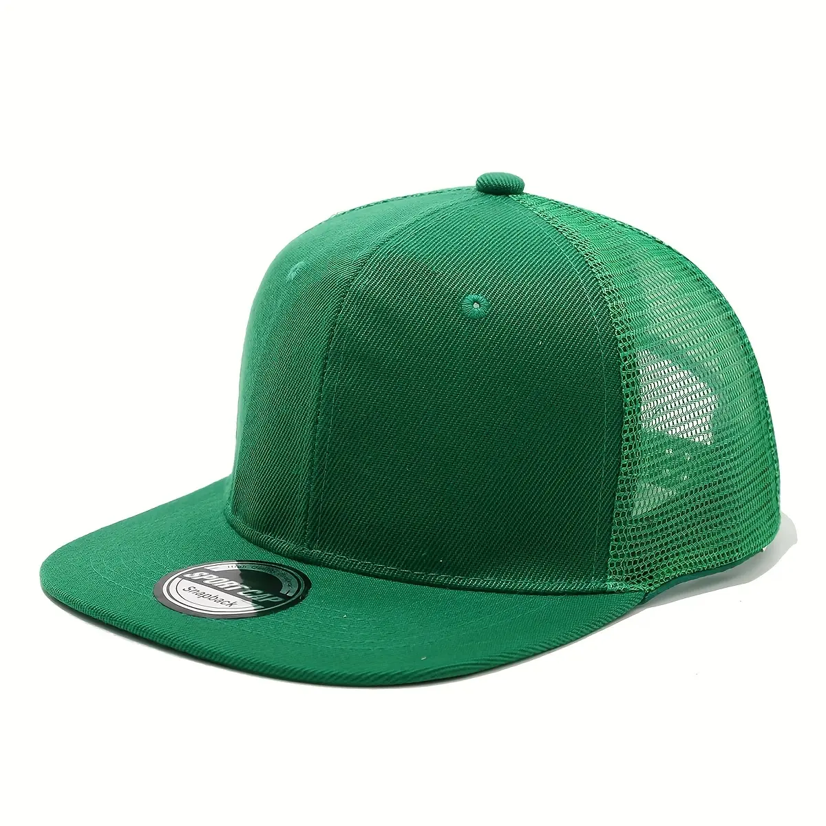 [1/2PCS Combination Suit] Summer Outdoor Fashion Men's Half Net Flat Brim Hip Hop Baseball Cap Y2g Outdoor Fashion Wild Personalized Hip Hop Baseball Cap Sports Running Street Dance Performance Mountaineering Fishing Team Competition Travel Party Sunshade