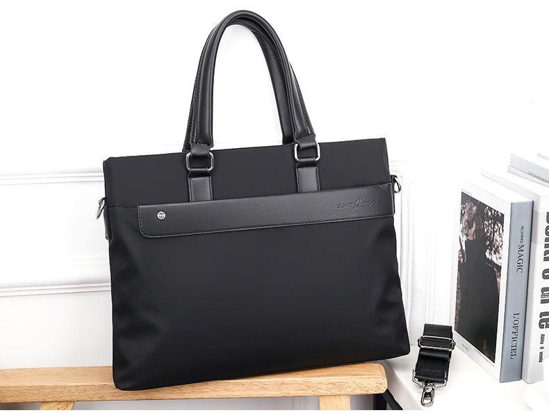 Product Introduction of Handbag Men's Business Casual Oxford Cloth Bag Men's Briefcase Nylon Canvas Men's Bag Shoulder Bag Computer Bag New 6