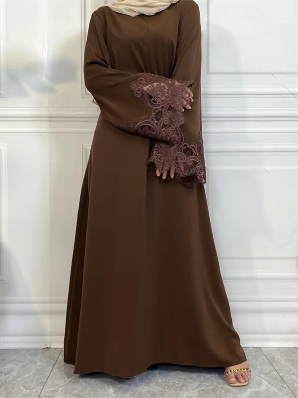 🔥BEST SELLER｜Front Zipper Nursing Abaya Dress✨ 🌺Breathable Nida Fabric｜5 Colors & Sizes｜Lace Cuffs & Adjustable Tie 💫Modest Muslim Fashion｜Perfect for Pregnancy & Breastfeeding #MaternityFashion #NursingDress #ModestOutfit #MuslimahStyle #6659 0