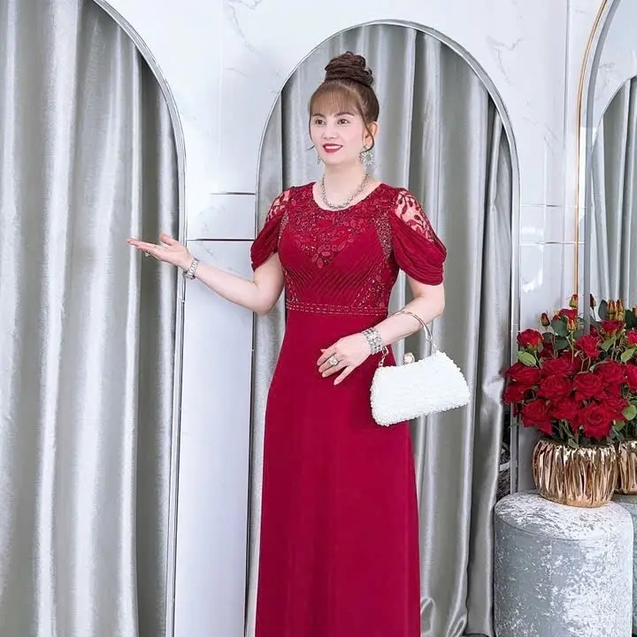 Dạ hội thiết kế tay rớt sang trọng đi tiệc cho nữ -  Nữ Dress Women