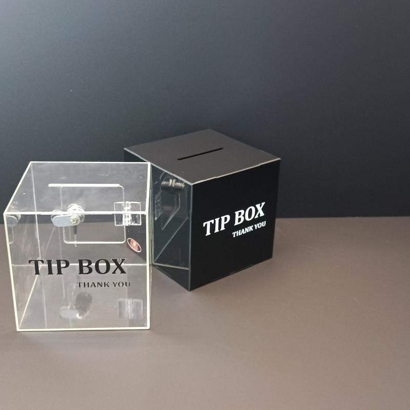 Product Introduction of Hộp tipbox trong suốt - Hộp đựng tip bằng mica có khóa 0