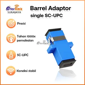 ISI 10PCS Adapter SC UPC Fiber Optik Sambungan Connector Single Mode