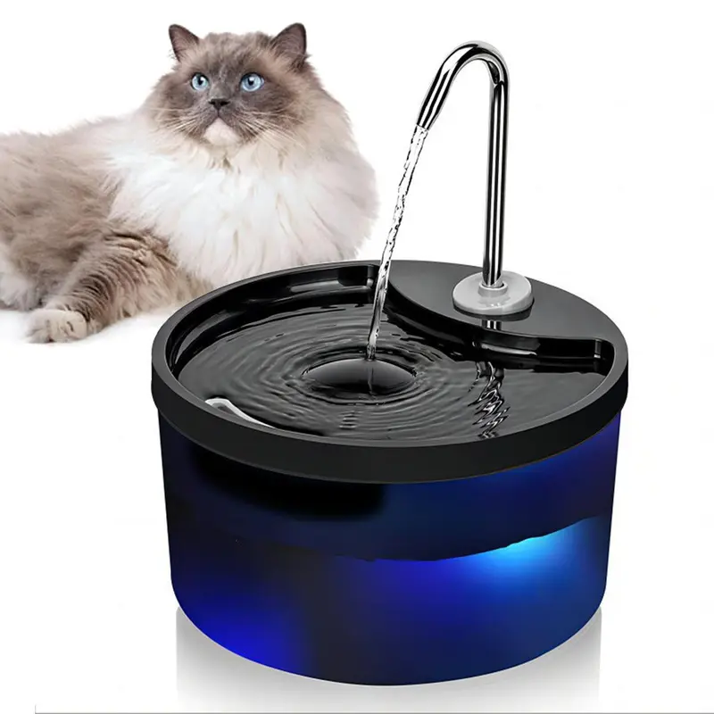 3.2L/108oz Pet Water Fountain, Ultra Quiet Pet Water Fountain, Circulating Filtration and Easy Cleaning, Suitable for Cats and Dogs Indoor 0
