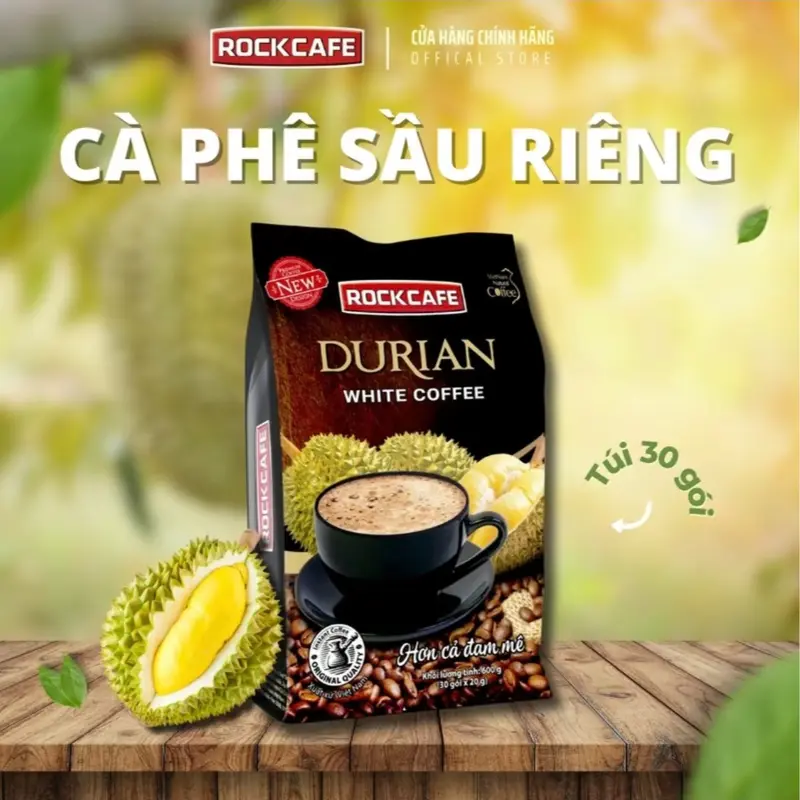 Cà phê Sầu riêng (Túi 30 gói x 20gr) 2
