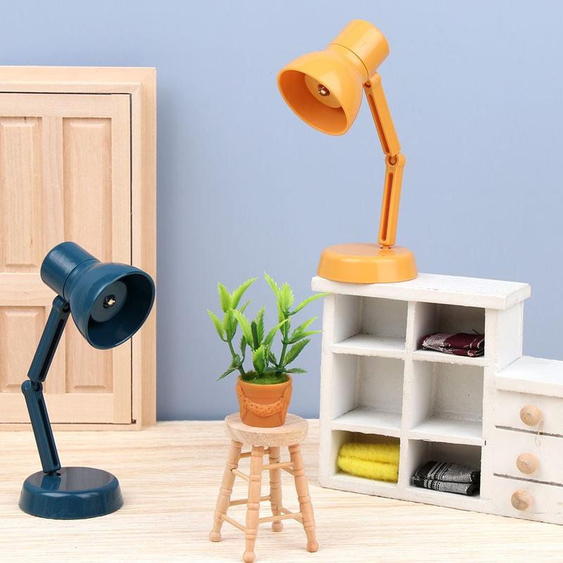 Product Introduction of Bending Warm Lighting LED Lamp Mini Reading Lighting Toy Furniture Doll Accessories Dollhouse Table Light 21