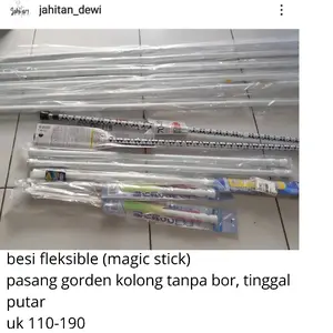 besi fleksible tongkat magic kolong dapur