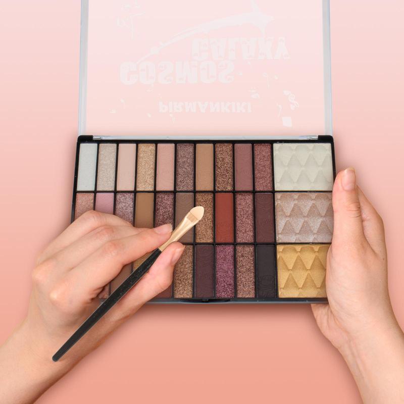 Product Introduction of 33 Colors Eyeshadow Palette & Brush Set, 1 Set Professional Makeup Kit for Women, Multi-use Makeup Products for All Styles and Occasions, Cosmetic 5