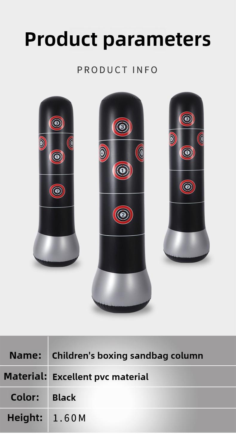 Product Introduction of Heavy-Duty Inflatable Punching Bag & Stress Relief Stand - Adult & Kids Fitness Bobble Head, Boxing Pillar for Exercise & Fun! 8