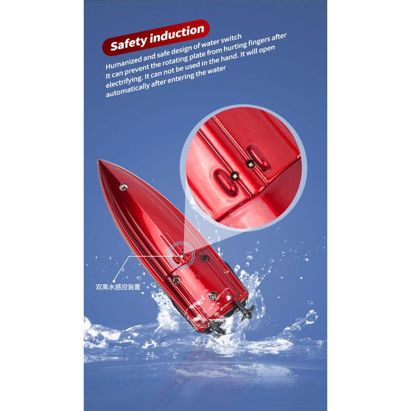 Product Introduction of RC Children's Mini Remote Control Boat Speedboat Summer Swimming High Speed Rowing Submarine Toys for Boys Children Gift 37