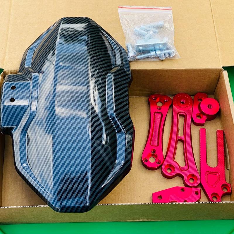 Dè Chắn Bùn Vân Cacbon CNC Hàng Loại 1 Gắn Xe Điện