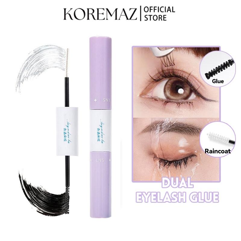 Keo Dán Lông Mi, Hai Đầu, 5ml Thêm 5ml, Áo Mưa, Mascara Đen, Không Thấm Nước, Keo Dán Lông Mi Giả, Keo Trang Điểm