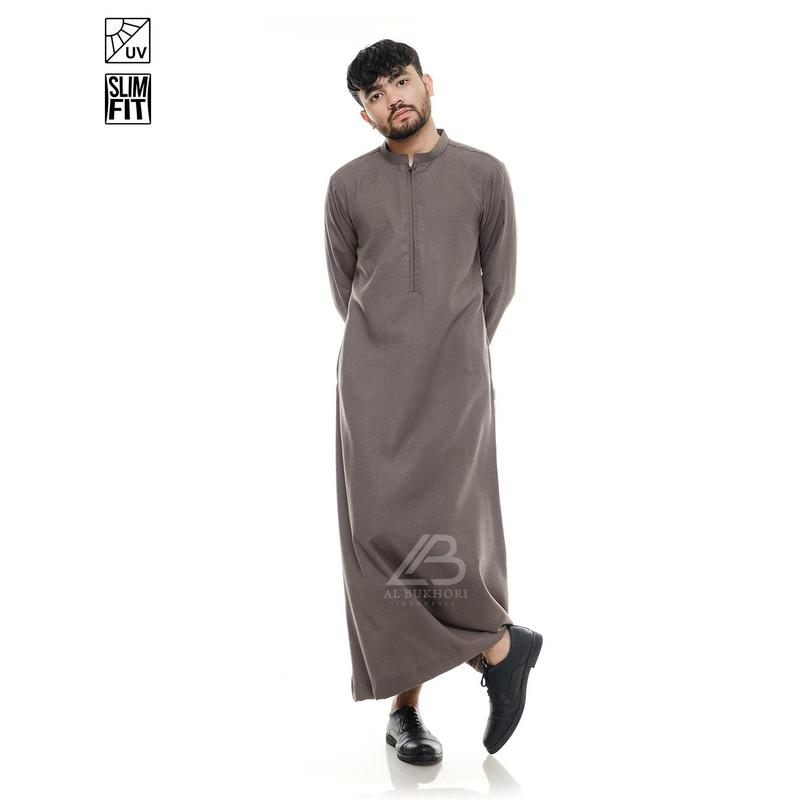Al Bukhori - Anti UV Jubah Gamis Thobe Slimfit Pria Dewasa Premium Lengan Panjang - Jubah Abbas 7
