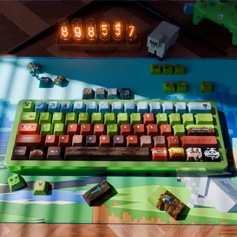 Keycap, 130 Key Keycap, Keyboard Keycap for 6.25u Space Keyboard 61 68 75 87 98 99 100 104 108 3