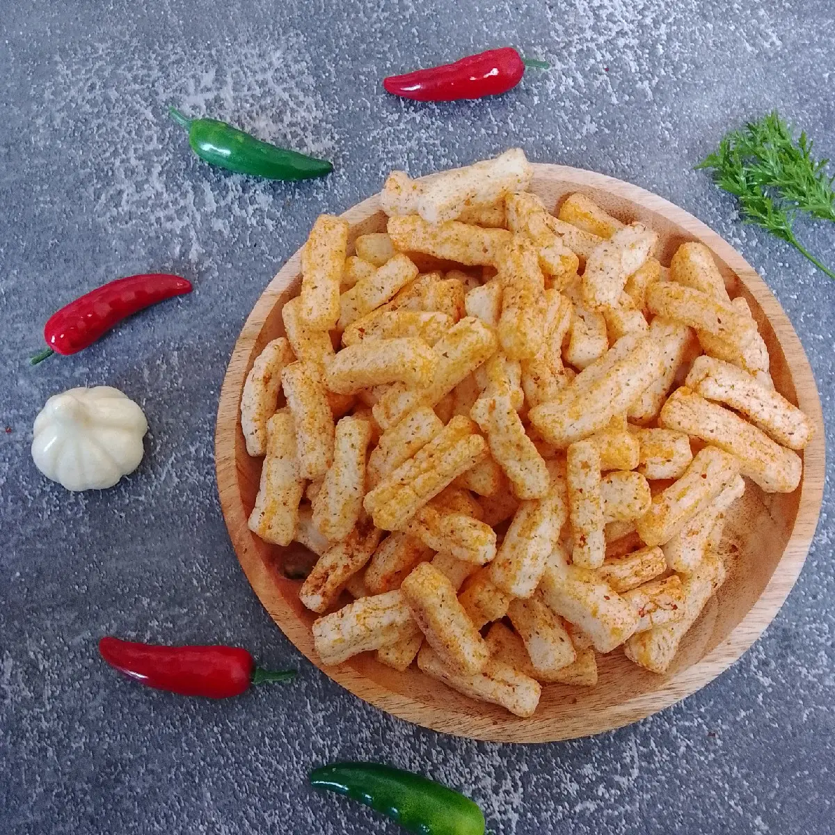 Kerupuk seblak soto merah 250gr pedas gurih camilan snack kiloan