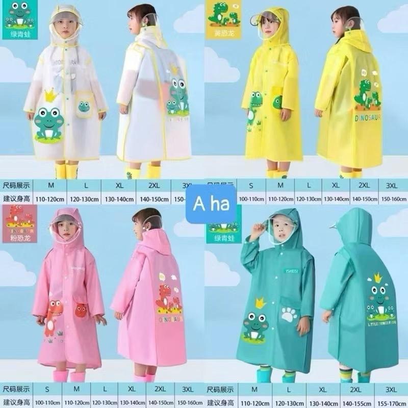 Áo mưa cao cấp học sinh hoạ tiết chú ếch dễ thương 8