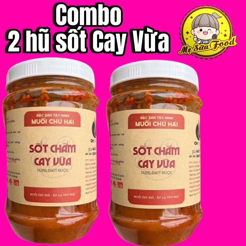 Combo 2 hủ sốt chấm muối chú hải cay vừa