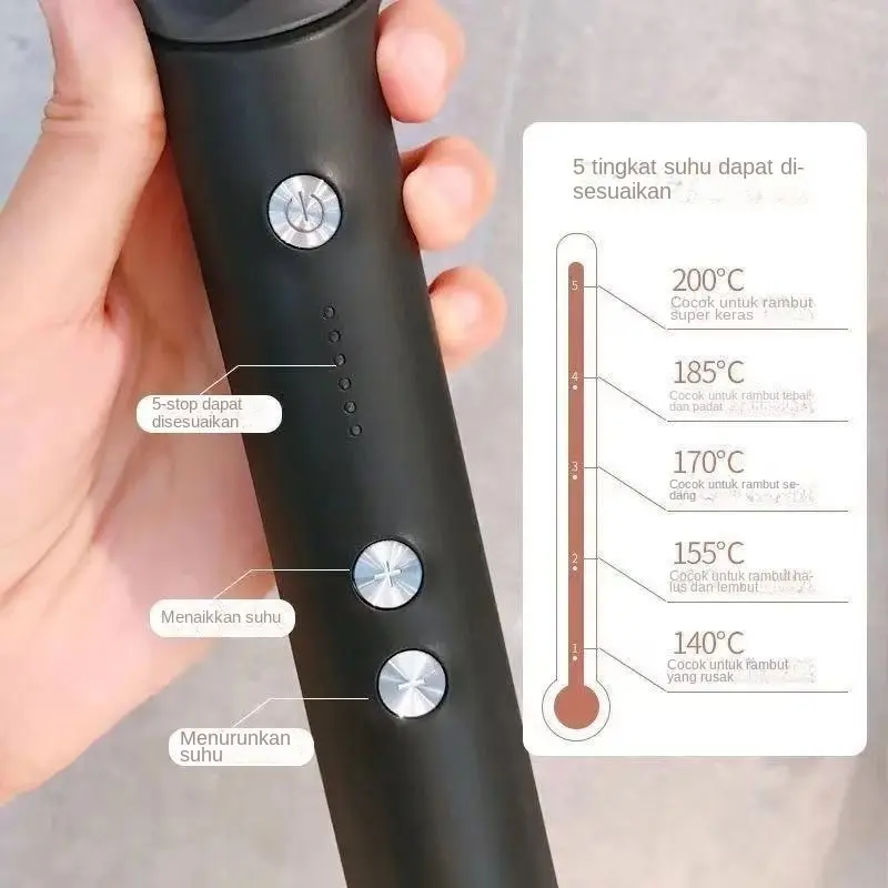 Catokan Sisir / catok sisir Pelurus Rambut hair Straightener Curler FH-909 2
