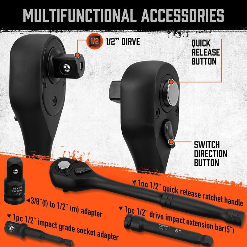 1/2 in. Quick Release Impact Extension Bar 1/2 in. Quick Release Impact Extension Bar