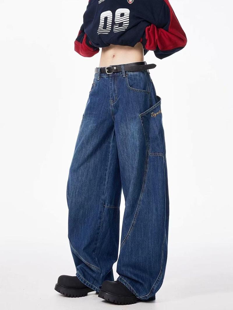 Product Introduction of Quần Dài Jean Mắm Đâm, Thiết Kế Đường Phố Cổ Điển Mỹ 23 Khối, Dáng Rộng Vừa Vặn, Ống Rộng, Quần Ống Đuôi Kéo, Dành Cho Nam Giới, Kiểu Chuối quan  grong combo  3 Menswear Pants Có Túi quần  hiphop  bigsize quần  jean  lửng  nam quần  jean  lửng  nam 11