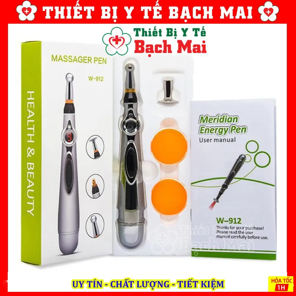 Bút Dò Huyệt Châm Cứu Xung Điện Dr Pen W-912