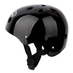 ss s Helmet Sepeda - Polos ( Skateboard - Rafting - Adventure - Outbound ) Unisex - Hitam, All Size