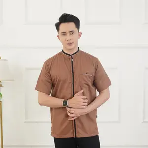 NIGOS OFFICIAL Al-Fatar Pendek Kemeja Koko Pria Bahan Toyobo Premium Kemeja Koko Pria Jahitan Rapi