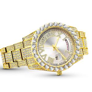 Đồng Hồ Thương Hiệu MISSFOX, Bán Chạy Tại Đông Nam Á, Thời Trang, Kim Cương Đầy Đủ, Phong Cách Hip-Hop, Kim Cương Dát, Lịch Tuần Hình Bóng Nước, Dành Cho Nam Giới, Thường Ngày Và Công Sở, Thanh Lịch, Phù Hợp Với