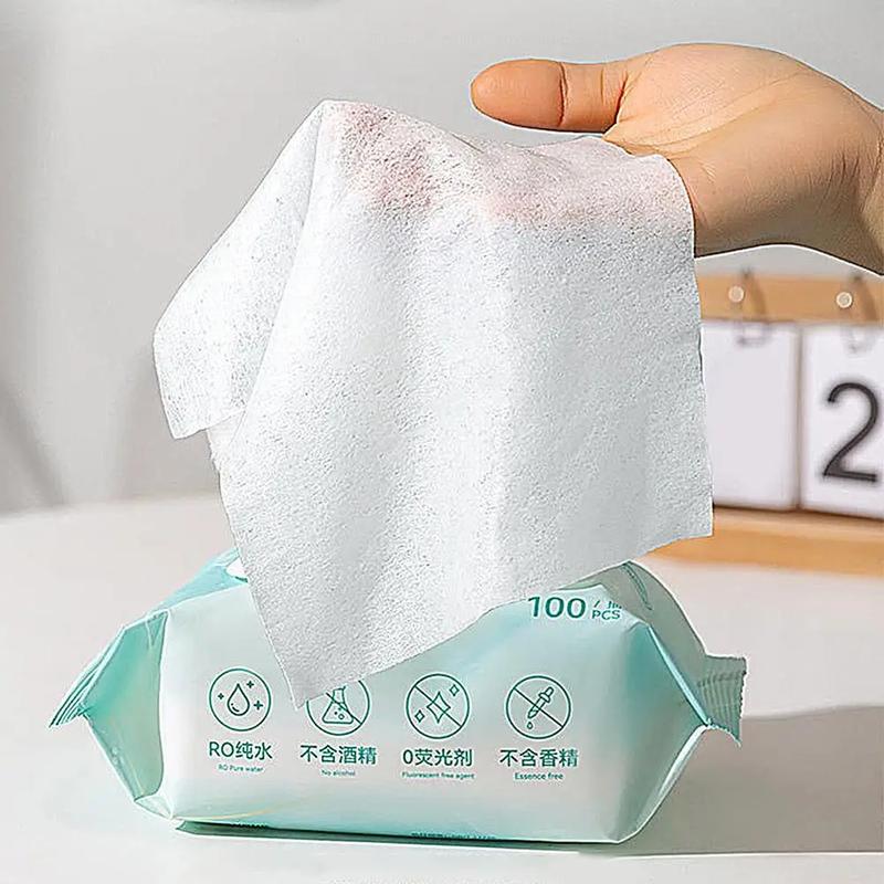 Product Introduction of 100 Sheets Pet Wipes Cat Dog Deodorant Moisturizing Cleaning Tear Stains Decomposition Odor Pure Water Safe Gentle Pet Supplies 9